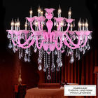 Bling crystal chandelier for wedding with lampshade (WH-CY-149)