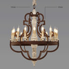 Black and wood chandelier for Indoor Home ceiling decoration pendant lamp (WH-CI-20)