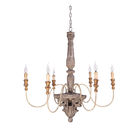 Rustic Neutral wood chandelier for Home Hotel (WH-CI-35)