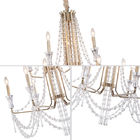 Wrought iron lighting two tier crystal chandelier (WH-CI-38)