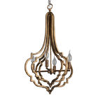 Antique bronze chandelier 4 lamp holders indoor home lighting (WH-CI-44)