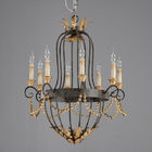 Antique french wrought iron chandelier for Indoor home hotel pendant lights (WH-CI-45)