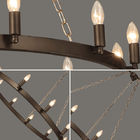 Kathy ireland Iron chandelier for Farmhouse indoor home pendant lamp (WH-CI-52)