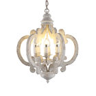 Wood circle chandelier dining room Lights Fixtures (WH-CI-59)