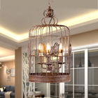 Rustic Cage Birds Chandelier for farmhouse Bedroom Sitting room lighting (WH-CI-83)