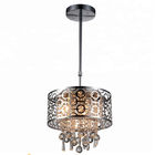 Contemporary crystal chandelier with Lampshade for indoor home lighting (WH-MI-08)