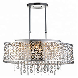 Contemporary crystal chandelier with Lampshade for indoor home lighting (WH-MI-08)