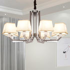 Cool modern metal chandeliers for indoor home lighting with lampshade Fixtures (WH-MI-40)