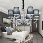 Galvanized metal chandelier with lampshade weeding house decor (WH-MI-51)