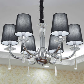 Galvanized metal chandelier with lampshade weeding house decor (WH-MI-51)