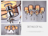 Metal drum shade chandelier for home lighting fixtures (WH-MI-54)