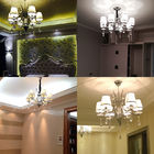Pewter metal chandelier with lampshade indoor home light fixtures (WH-MI-64)