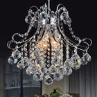 Small metal chandelier with K9 crystal for indoor home lighting fixtures (WH-MI-70)