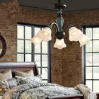 Simple wrought iron chandelier for indoor home lighting (WH-CI-95)