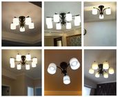 Black Iron Kitchen Dining room Ceiling Chandelier lighting Fixtures (WH-CI-98）