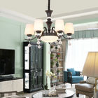 Crystal and iron chandelier for indoor home Hanging lamp (WH-CI-103)