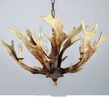 Real deer antler chandelier horn ceiling lamps light fixtures (WH-AC-07)