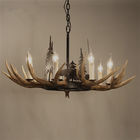 Deer rack chandelier for indoor home Lighting Fixtures (WH-AC-18)
