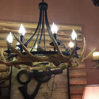 stag antler chandelier light fittings Fixtures For Coffee Bar Shop Lighting (WH-AC-26)