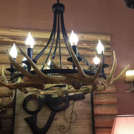 stag antler chandelier light fittings Fixtures For Coffee Bar Shop Lighting (WH-AC-26)