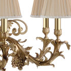 Antique brass dining room chandeliers Lighting With Lampshade (WH-PC-16)