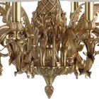 Antique brass dining room chandeliers Lighting With Lampshade (WH-PC-16)