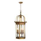 Antique brass lantern chandelier for indoor home Decoration (WH-PC-21)