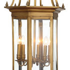 Antique brass lantern chandelier for indoor home Decoration (WH-PC-21)