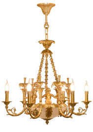 Kichler brass chandelier Pendant Lamp For Hotel Project Lighting (WH-PC-28)