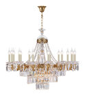 Brass and beveled glass chandelier Lighting for Project Lighting Fixtures (WH-PC-33)