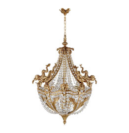 Brass industrial chandelier Lighting Fixtures For Indoor home Lighting (WH-PC-34)