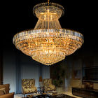 Large metal crystal chandelier for Hotel Home Project DIY Pendant lamp (WH-NC-10)