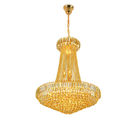 Large gold and crystal chandelier For hotel Project Lighting Fixtures (WH-NC-13)