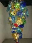 Colored glass chandelier for Hotel Project Lighting Fixtures (WH-GB-07)