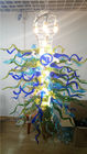 Custom blown glass Drop chandeliers Art Chandelier Contemporary Handmade Blown Glass Big Chandeliers （WH-GB-08)