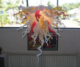 Hand blown glass chandeliers chihuly chandelier Hanging Lamp Fixtures (WH-GB-09)