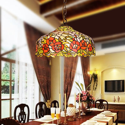 style stained glass pendant light chandelier (WH-TF-01)