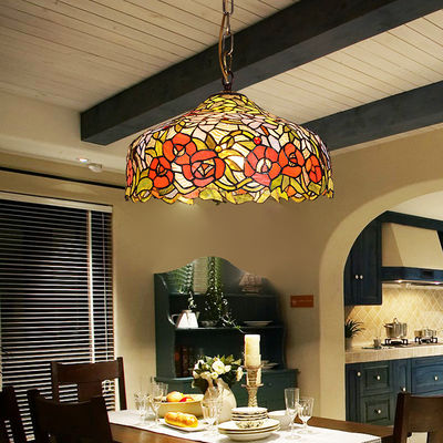 style stained glass pendant light chandelier (WH-TF-01)