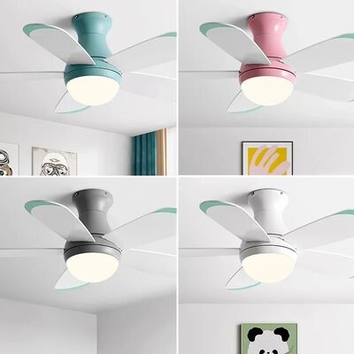 Control Low Floor Household Fan lamp colorful Children Room Ceiling Fan Light(WH-VLL-33)