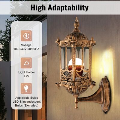 Hotel Bedside Lighting Postmodern long pole Round Glass Wall Lamp (WH-VR-115)