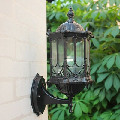 Retro Outdoor Waterproof Antirust E27 Wall Lamp Garden Gateway wall Sconce(WH-VR-123)