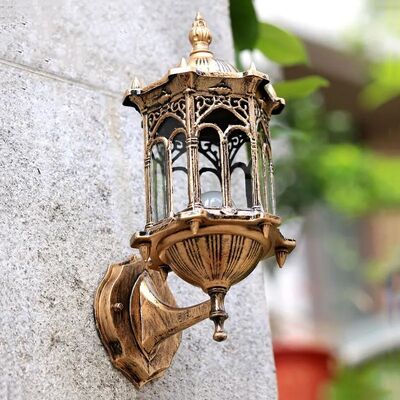 Retro Outdoor Waterproof Antirust E27 Wall Lamp Garden Gateway wall Sconce(WH-VR-123)