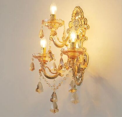 Bedroom Corridor Industrial Wall  Sconce Bedside Crystal Wall Lamp (WH-VR-128)