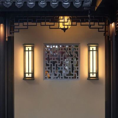 Stainless Steel Porch Light Waterproof IP65  Outdoor LED Lmitated Marble Wall Lamp  (WH-VR-131)