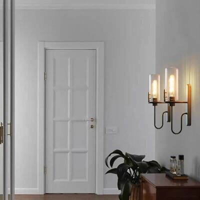 retro Luxury Iron Glass Black LED Decor Home Wall Lamp  (WH-VR-133)