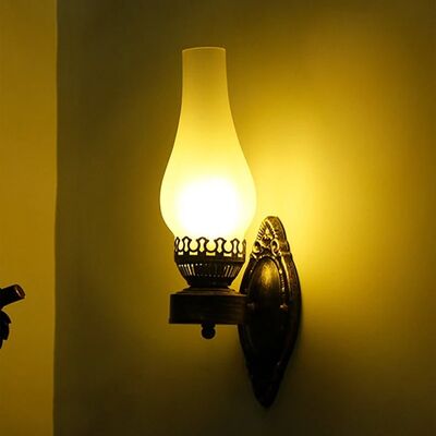 Bar Corridor Pub Bedroom Porch Lamp Glass Retro Cafe Iron Wall Lamp Vintage Oil Wall Light (WH-VR-138)