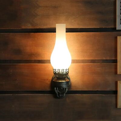 Bar Corridor Pub Bedroom Porch Lamp Glass Retro Cafe Iron Wall Lamp Vintage Oil Wall Light (WH-VR-138)