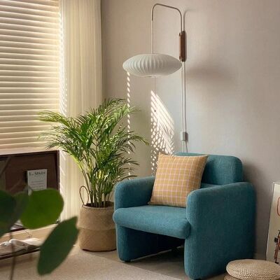 Japanese wall lamp Bedroom Home Bedside office Hotel Nelson Silk Wall lamp(WH-VR-154)