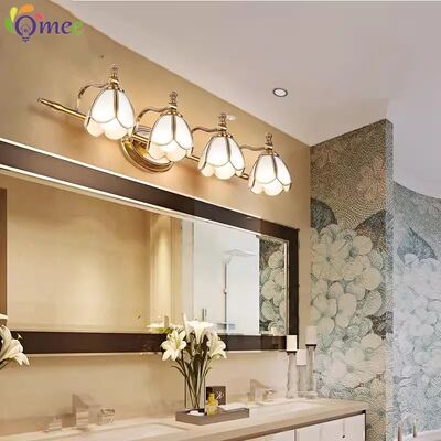 LED American vanity Mirror Headlight multicolor mirror cabinet Glass Wall lamp mirror wrought iron lamps (WH-MR-71)