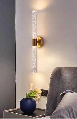 Luxury Wall Lamp Bedside Background Lamp Home Decoration Modern Led strip Crystal mirror headlights(WH-MR-84)